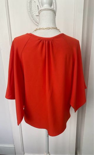 blusa coral zara TS