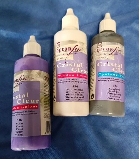 PINTURA CRISTAL CLEAR(WINDOW COLOR)10ml. Colores