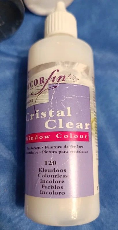 PINTURA CRISTAL CLEAR(WINDOW COLOR)10ml. Colores