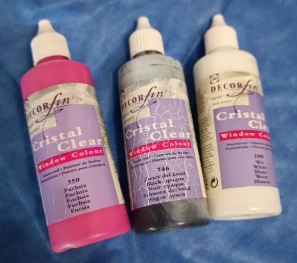 PINTURA CRISTAL CLEAR(WINDOW COLOR)10ml. Colores