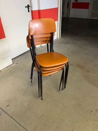 Sedie vintage in pelle