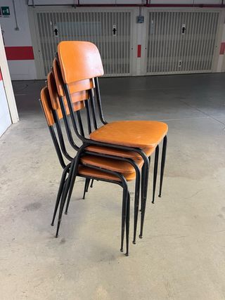 Sedie vintage in pelle