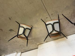 Sedie vintage in pelle