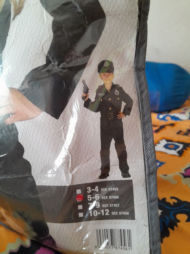 Disfraz de policia