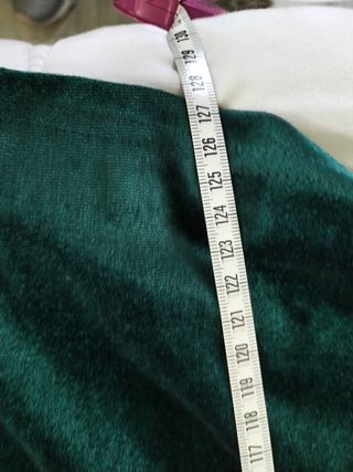 Vestido verde terciopelo