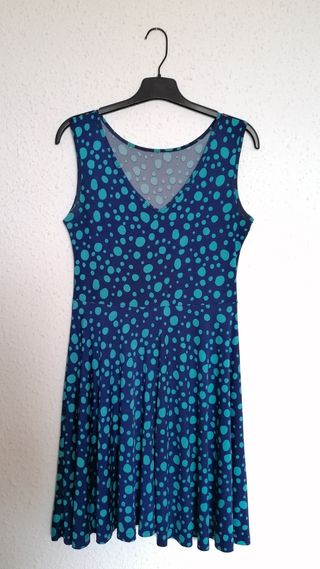 Vestido estampado de lunares