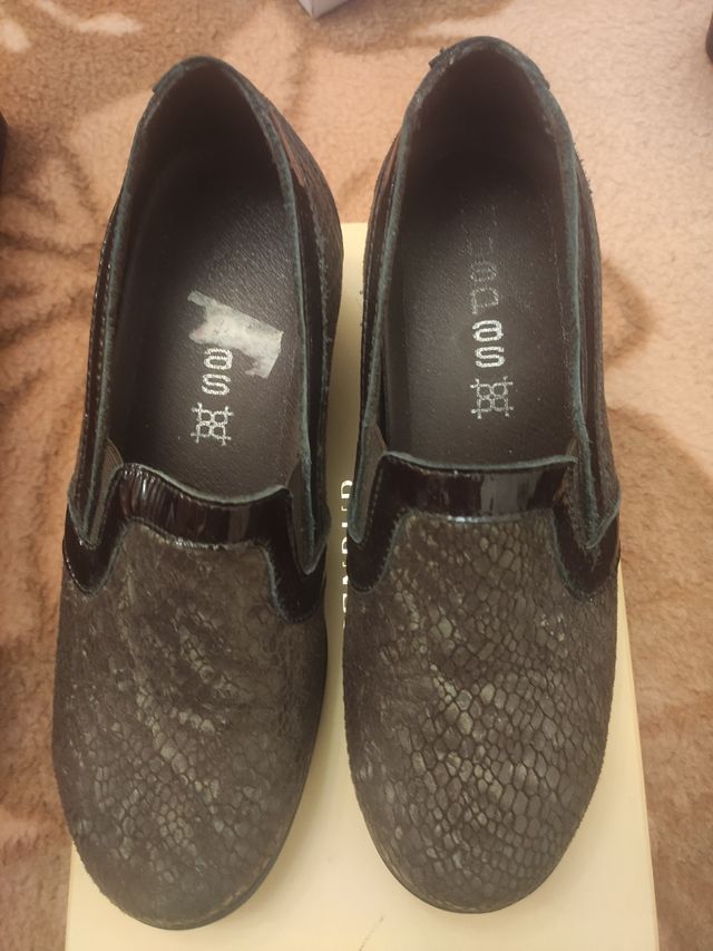 Zapatos marrones tacon