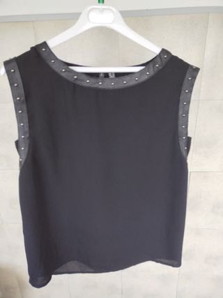 Blusa negra HyM talla S