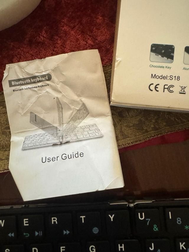 Teclado plegable inalambrico wireless / bluetooth
