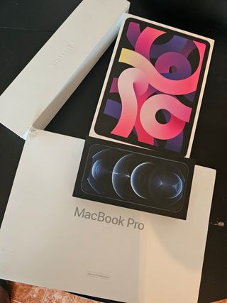 Cajas productos apple 