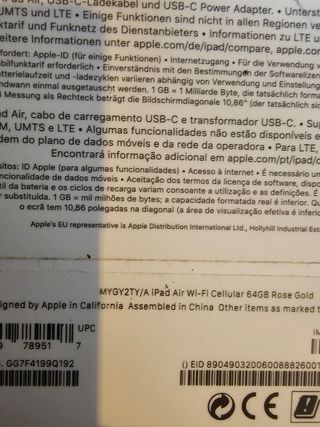 Cajas productos apple 