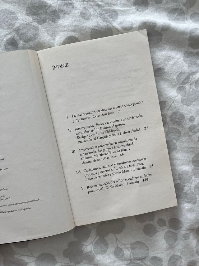 Catástrofes y ayuda de emergencias