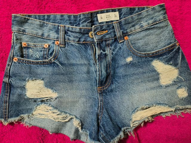 Pantalones cortos vaqueros