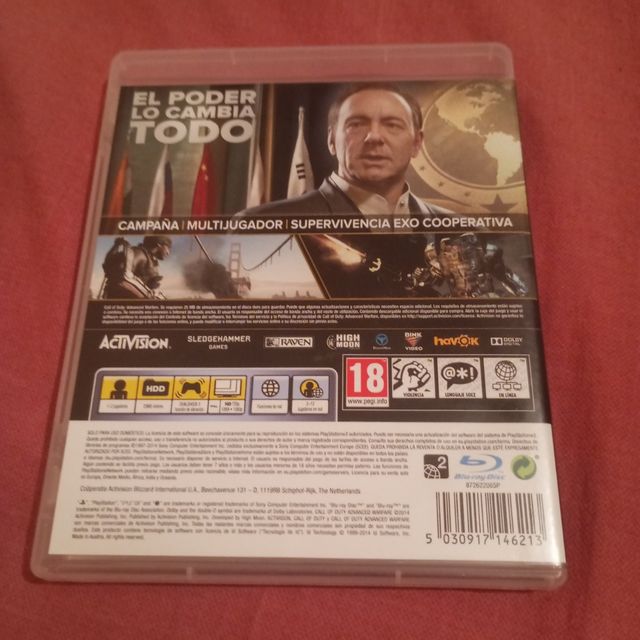 Juego ps3 call of duty