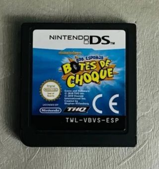 Juego NDS Bob Esponja - botes de choque