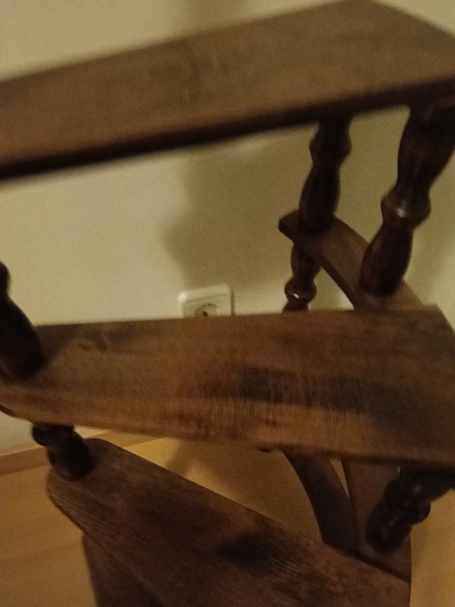 Escaleras madera para libreria