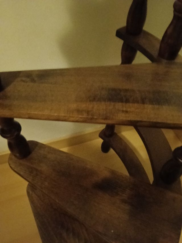 Escaleras madera para libreria