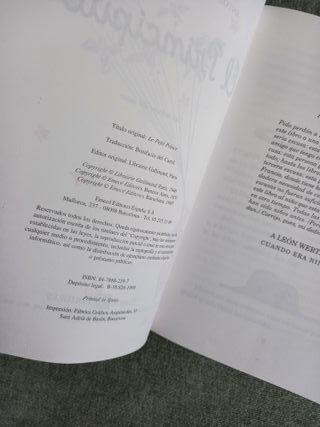 El Principito - Antoine de Saint-Exupéry