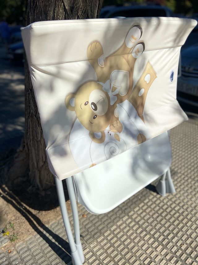 Bañera plegable con cambiador