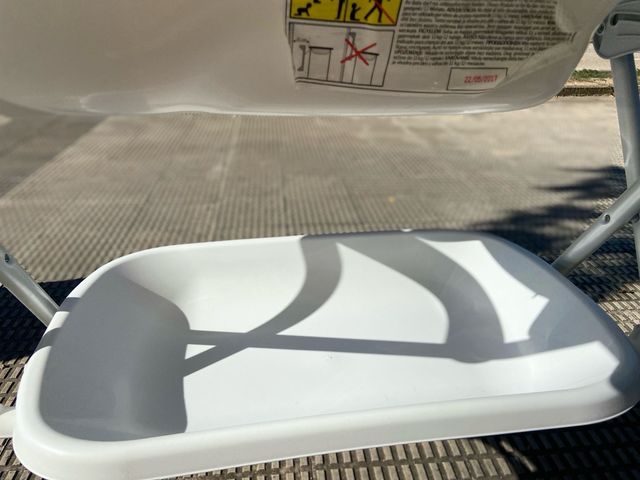 Bañera plegable con cambiador