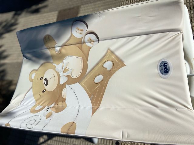 Bañera plegable con cambiador