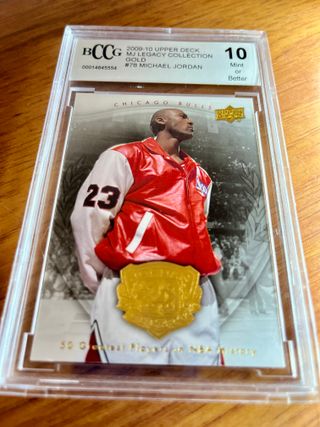 🏀 Cromo Jordan Legacy Gold #78 👉 50 Greatest