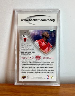 🏀 Cromo Jordan Legacy Gold #78 👉 50 Greatest