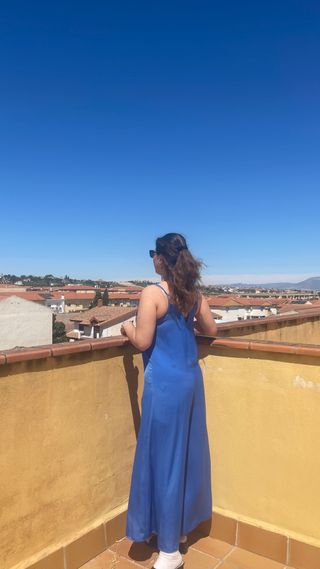 Mono azul ZARA