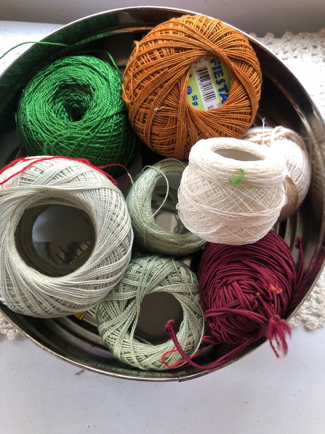 Hilos -tejer - ganchillo
