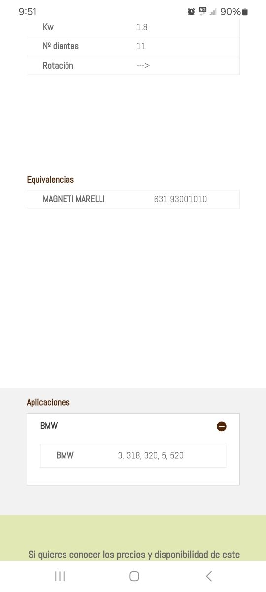 Arranque bmw serie 3