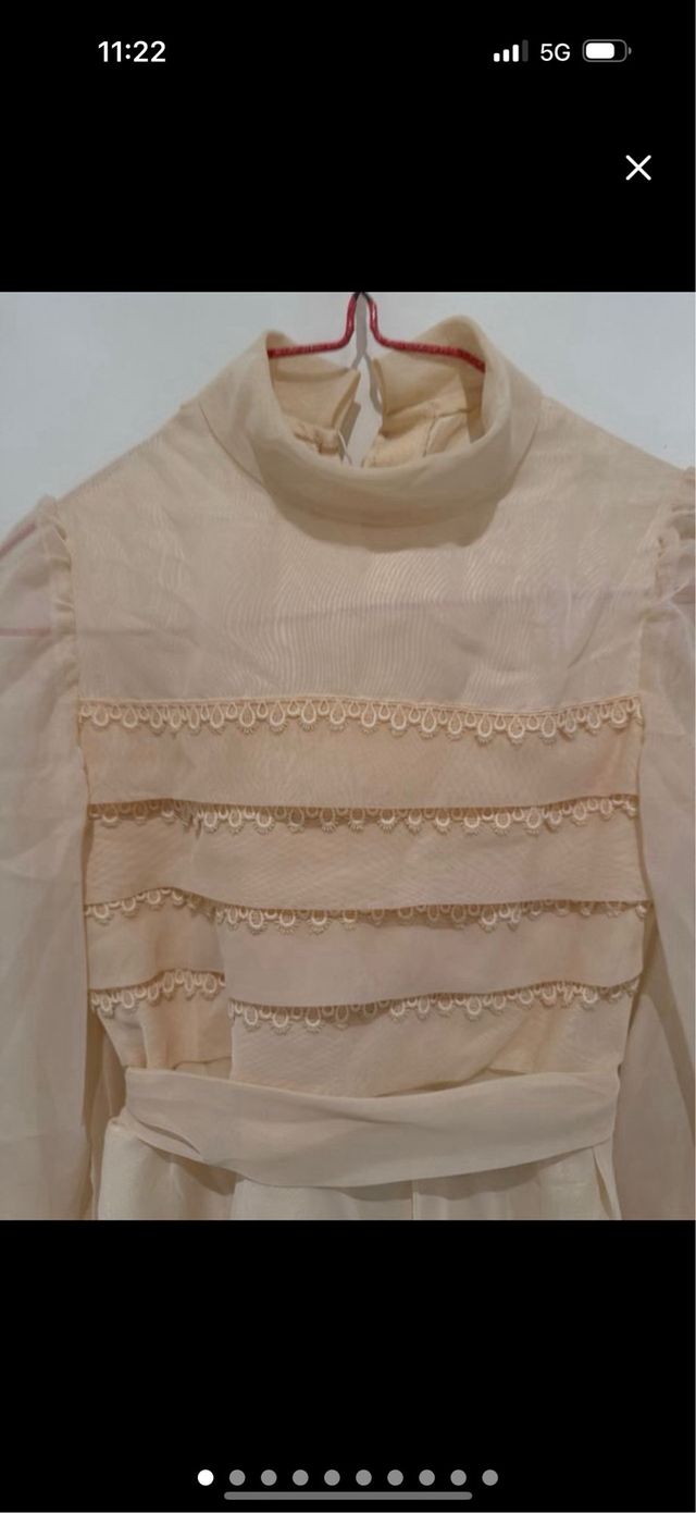 Vestido cristianar antiguo