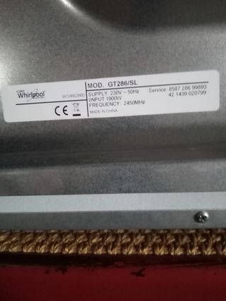  Fornetto microonde Whirlpool