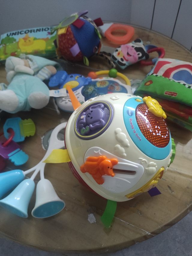 Rueda Vtech bebé libros Fisher mordedores y 🐻...