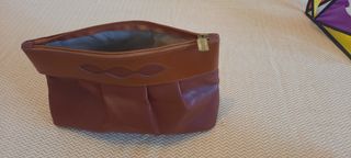 Pochette Similpelle Marrone