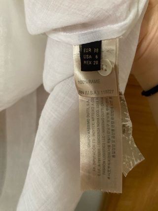 Camisa bolsillos Massimo Dutti- Talla M/38