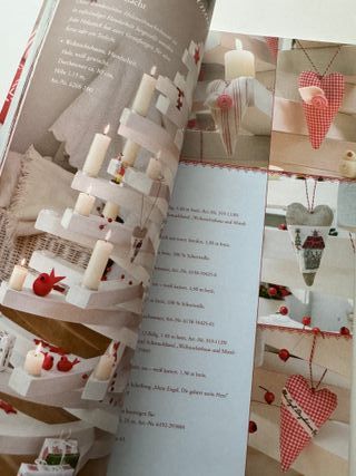 Libro de patchwork y punto de cruz Country Hearts