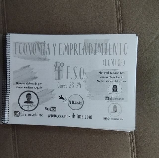 Libro de economía 4° ESO