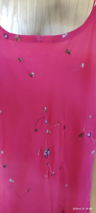 Vestido fiesta tirantes 