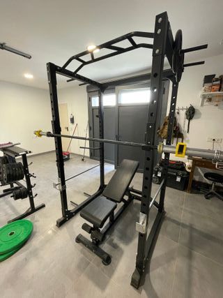 Jaula de potencia, banco discos y soporte