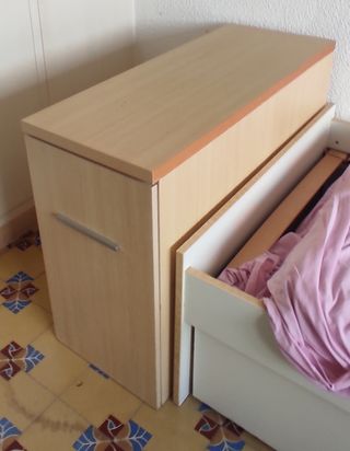 Mueble mesilla de noche cabecero