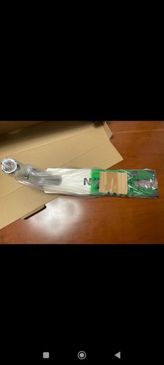 Tabla scooter NKD Fuel verde y plata