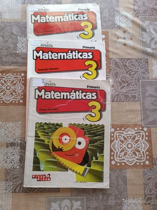 Matemáticas Anaya 3 primaria 