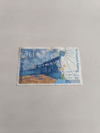 Billete 50 francos franceses