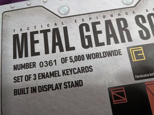 Llaves Pal Metal Gear Solid