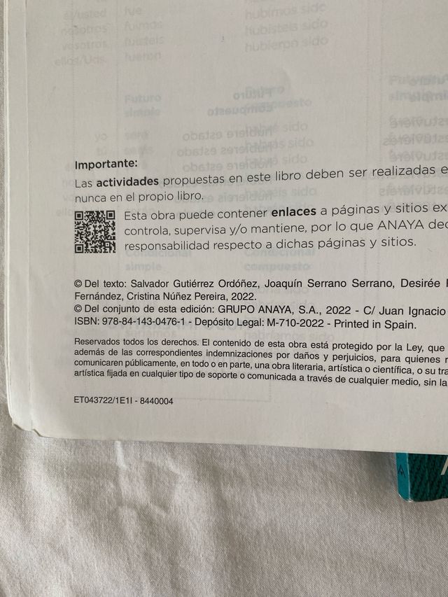 Lengua y literatura 3 ESO Anaya