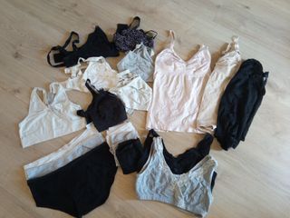 Lote enorme de ropa premamá y lactancia (talla M)