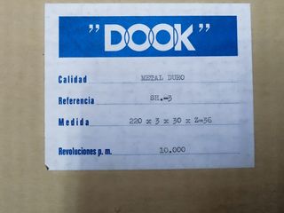 Disco NUEVO sierra Dook metal duro SH3