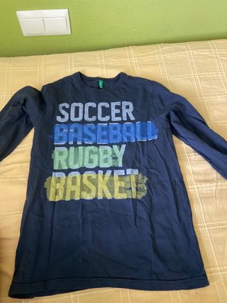 camiseta niño azul marino