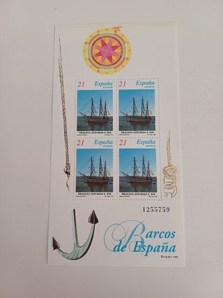 Sellos Barcos de España.