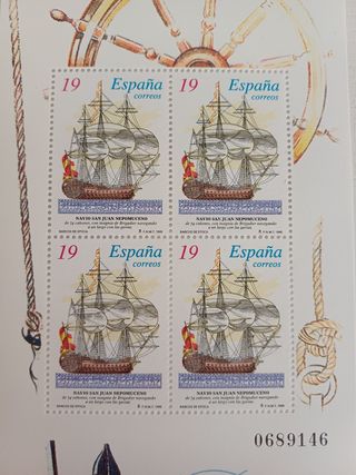 Sellos Barcos de España.